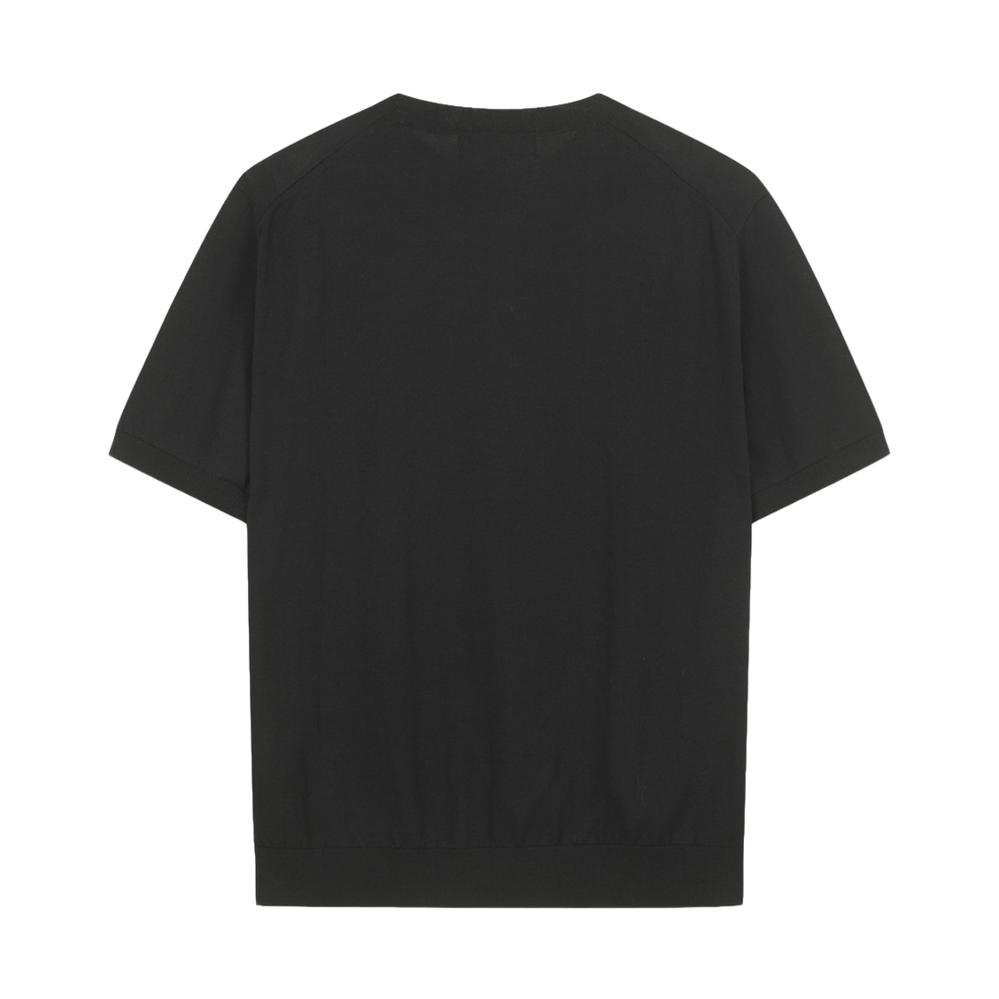 브룩스브라더스 코튼 크루넥 반팔 스웨터 블랙(BrooksBrothers Cotton Crewneck Short Sleeve Sweater Black) - 2