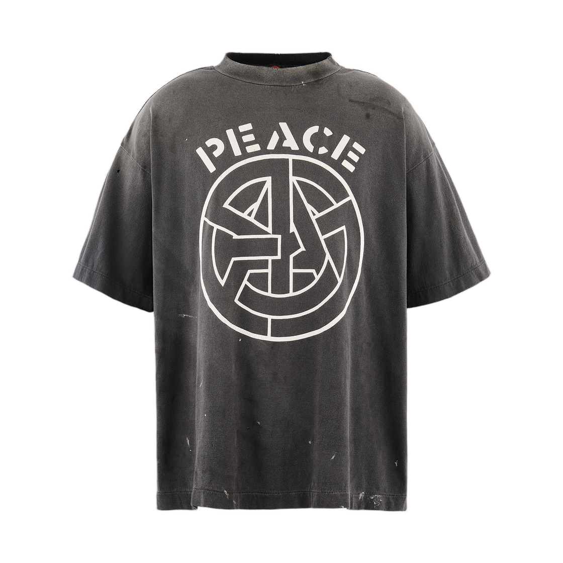 - Saint Mxxxxxx x Blackmeans S/S T-Shirt Peace Black - 26AW