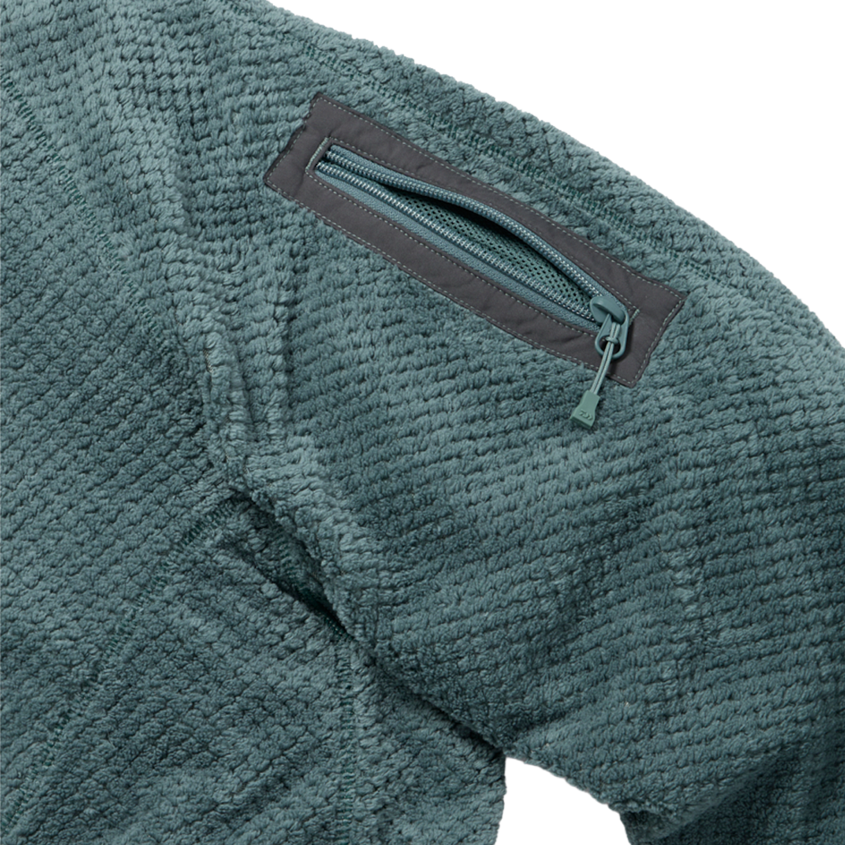 다이와 피어39 테크 밀 플리스 자켓 스모크 그린 - 26FW(DAIWA PIER39 Tech Mil Fleece Jacket Smoke Green - 26FW) - 3