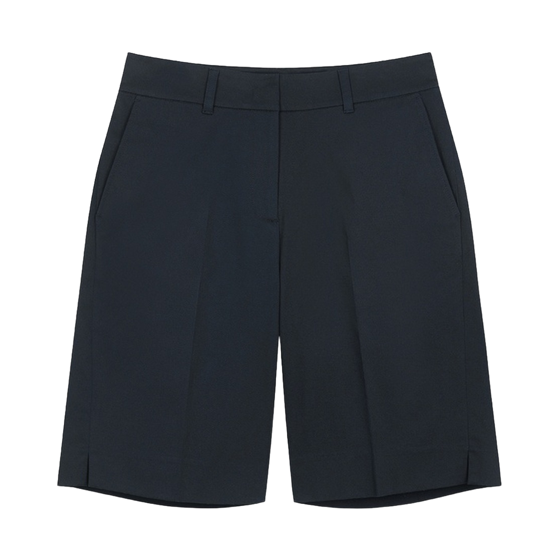 BBPSWBG202QGM BrooksBrothers Women's Bermuda Cotton Pants Navy