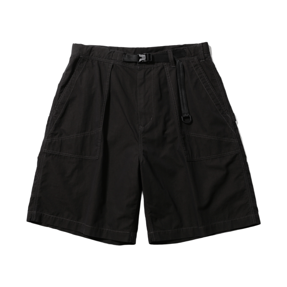 HM26SS-SP01 humorous account Baker Shorts Burnt Black