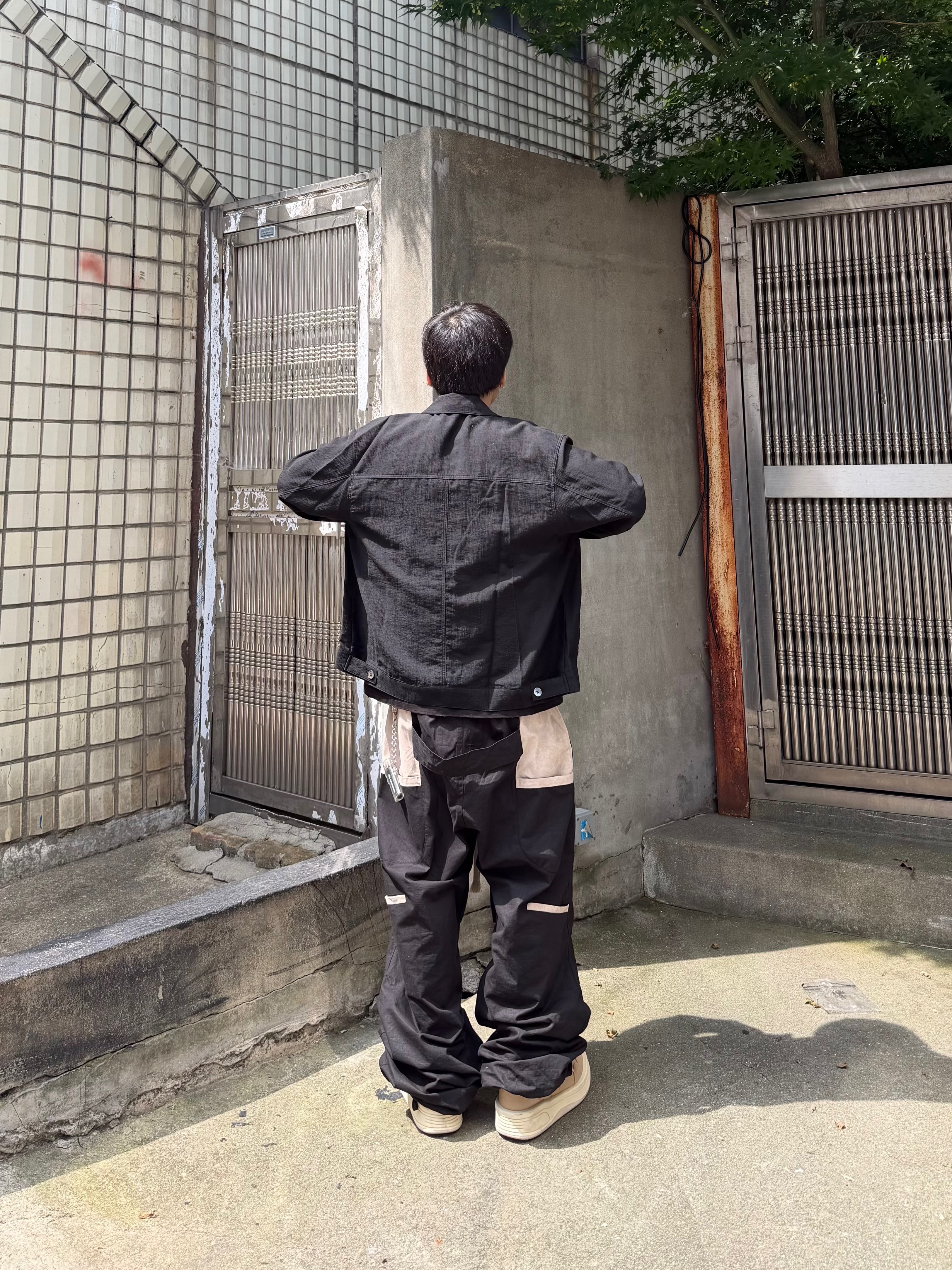 Converse x Drkshdw Turbowpn Cave, Wapworks Camp Supply Cargo Pants Black 착용 스타일 - 7