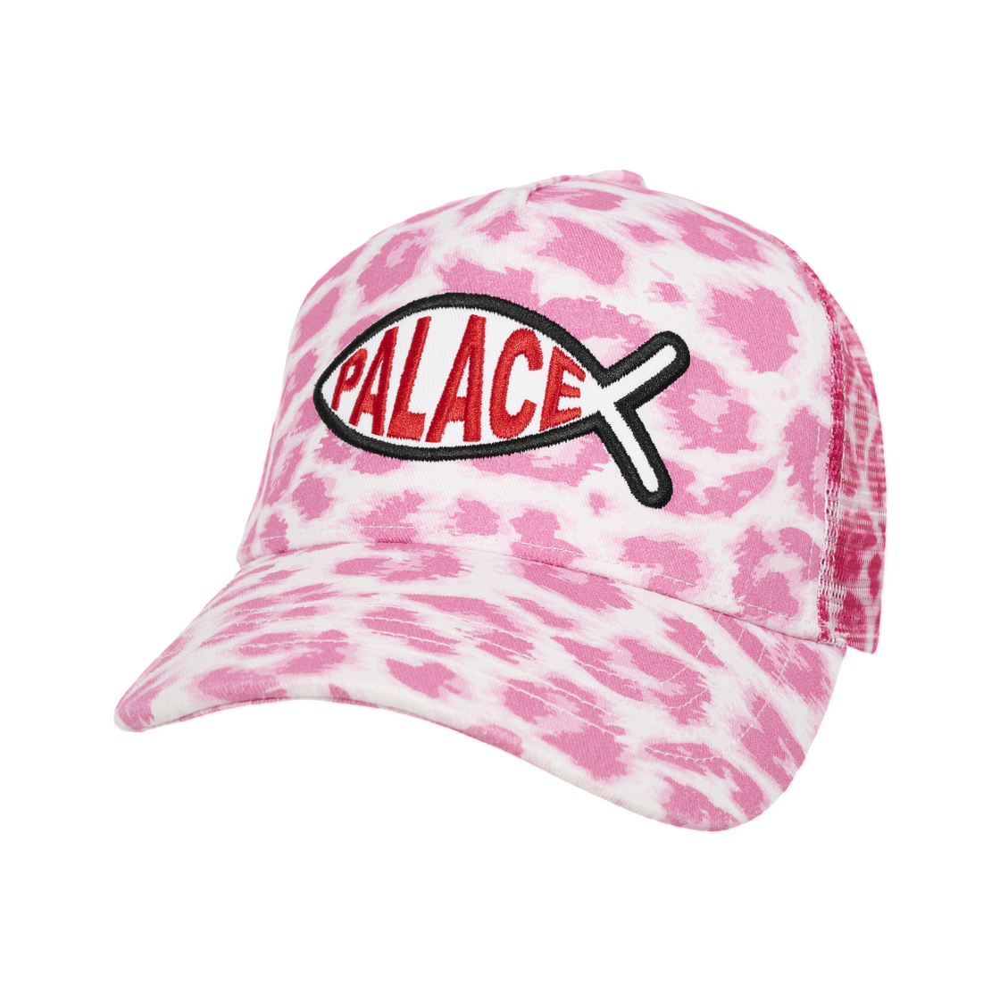 - Palace Plaice Trucker Pink Leopard - 26FW