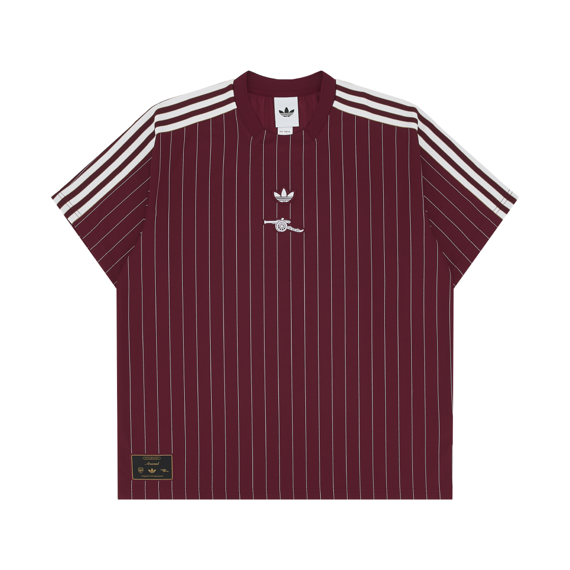 KB6427 Adidas Arsenal Terrace Icon Jersey Collegiate Burgundy - KR Sizing