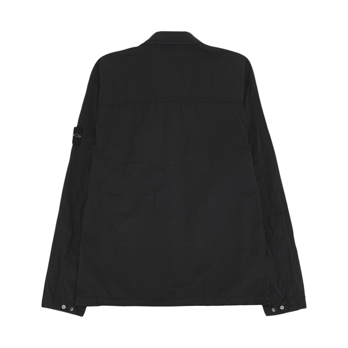 스톤 아일랜드 1200038 나일론 메탈 에코닐 레귤러핏 오버셔츠 블랙 - 26SS(Stone Island 1200038 Nylon Metal In Econyl Regular-Fit Overshirt with Zip Pocket Black - 26SS) - 2