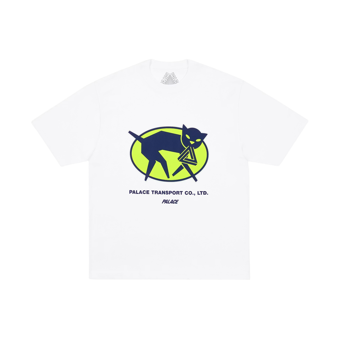 - Palace Transport T-Shirt White - 26FW