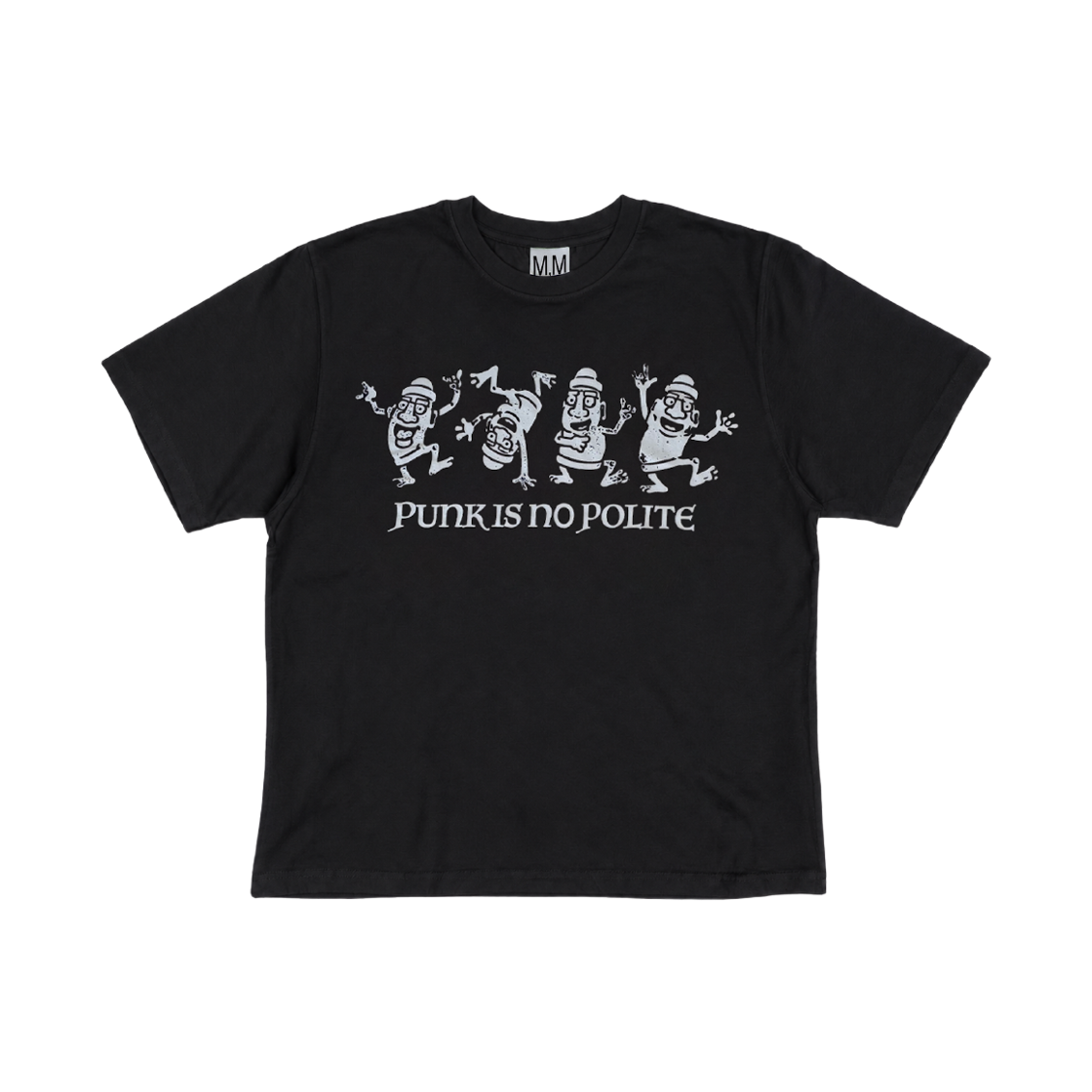 9634410 Mosquito Murderers Punk Is No Polite T-Shirt Black