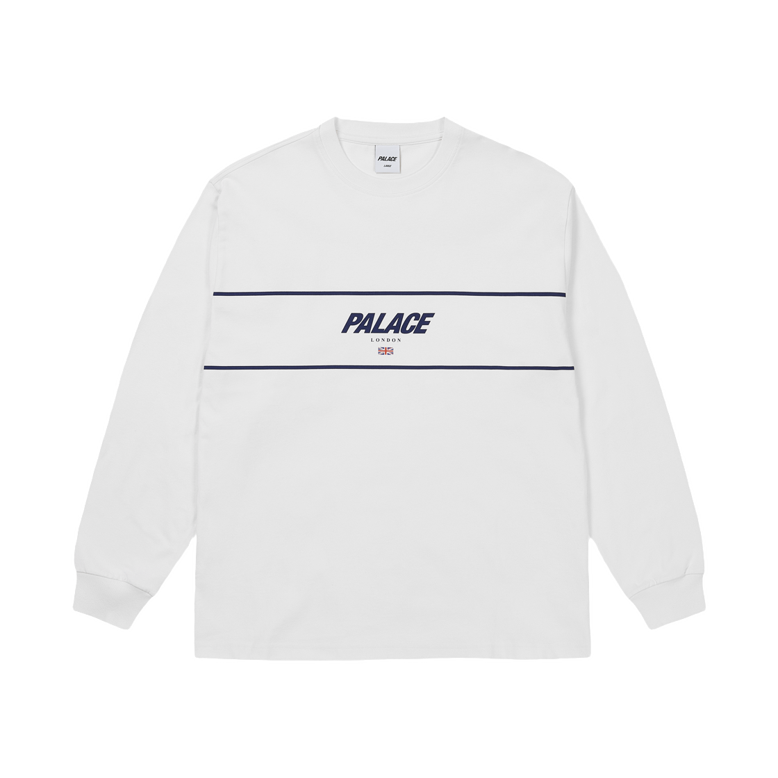 - Palace London Longsleeve White - 26FW
