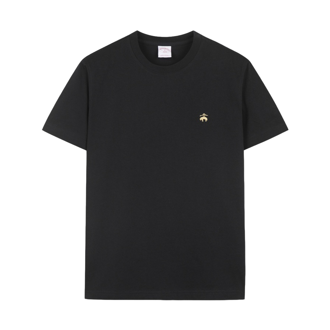 BBNPMN8036UGA BrooksBrothers Cotton Golden Fleece Logo Short Sleeve T-Shirt Black