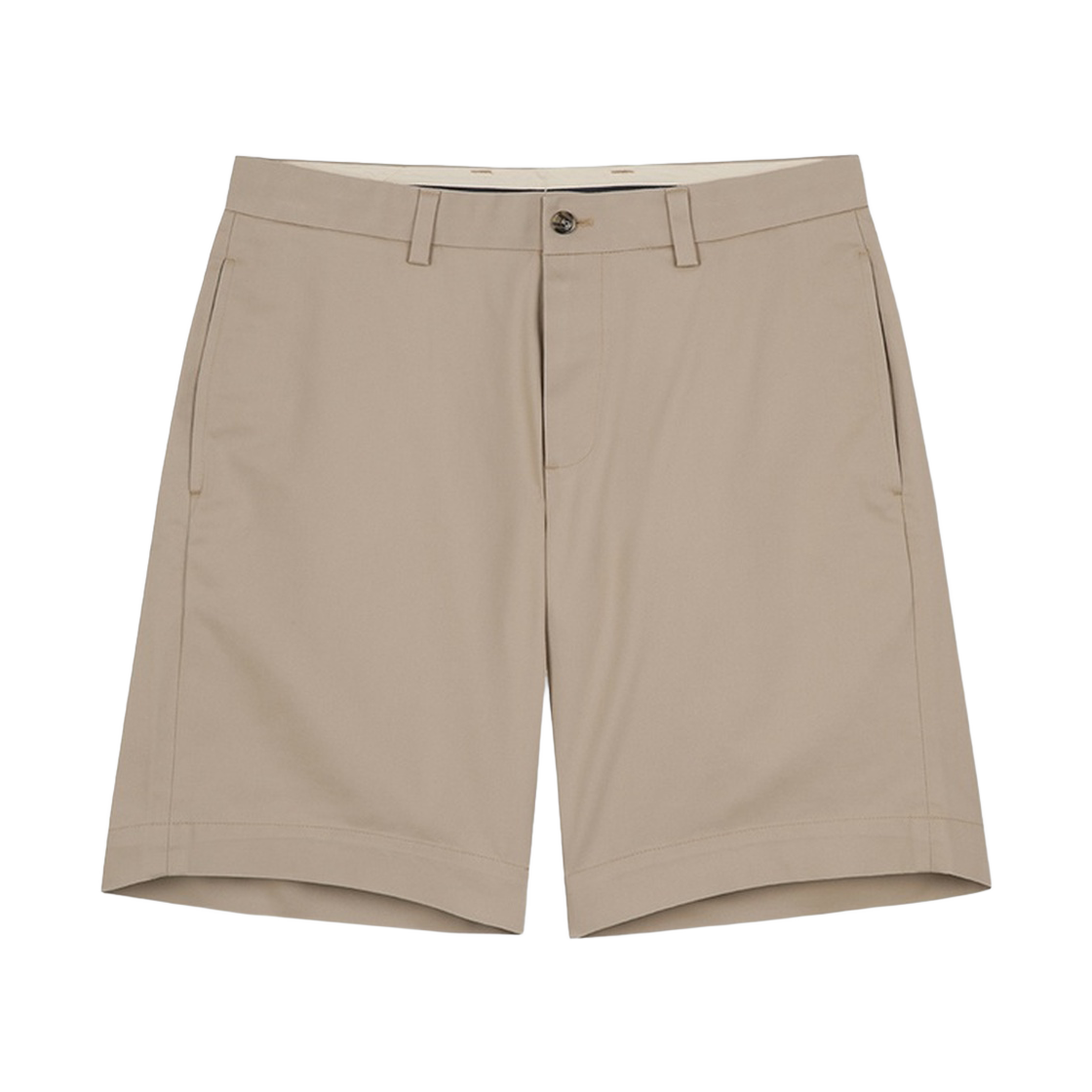 BBPSMF97773GA BrooksBrothers Plain Cotton Stretch Advantage Shorts British Khaki