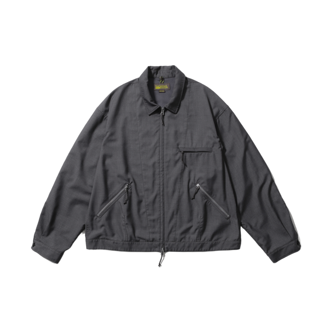 HM26SS-JK01 humorous account Director Jacket Mid Gray