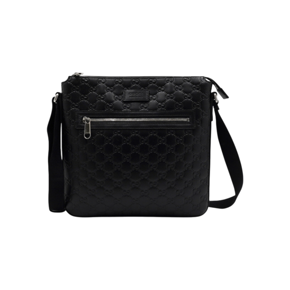 ITWMUPF9TC2F Gucci 406408 Black GG Supreme Micro Shima Men Messenger Bag