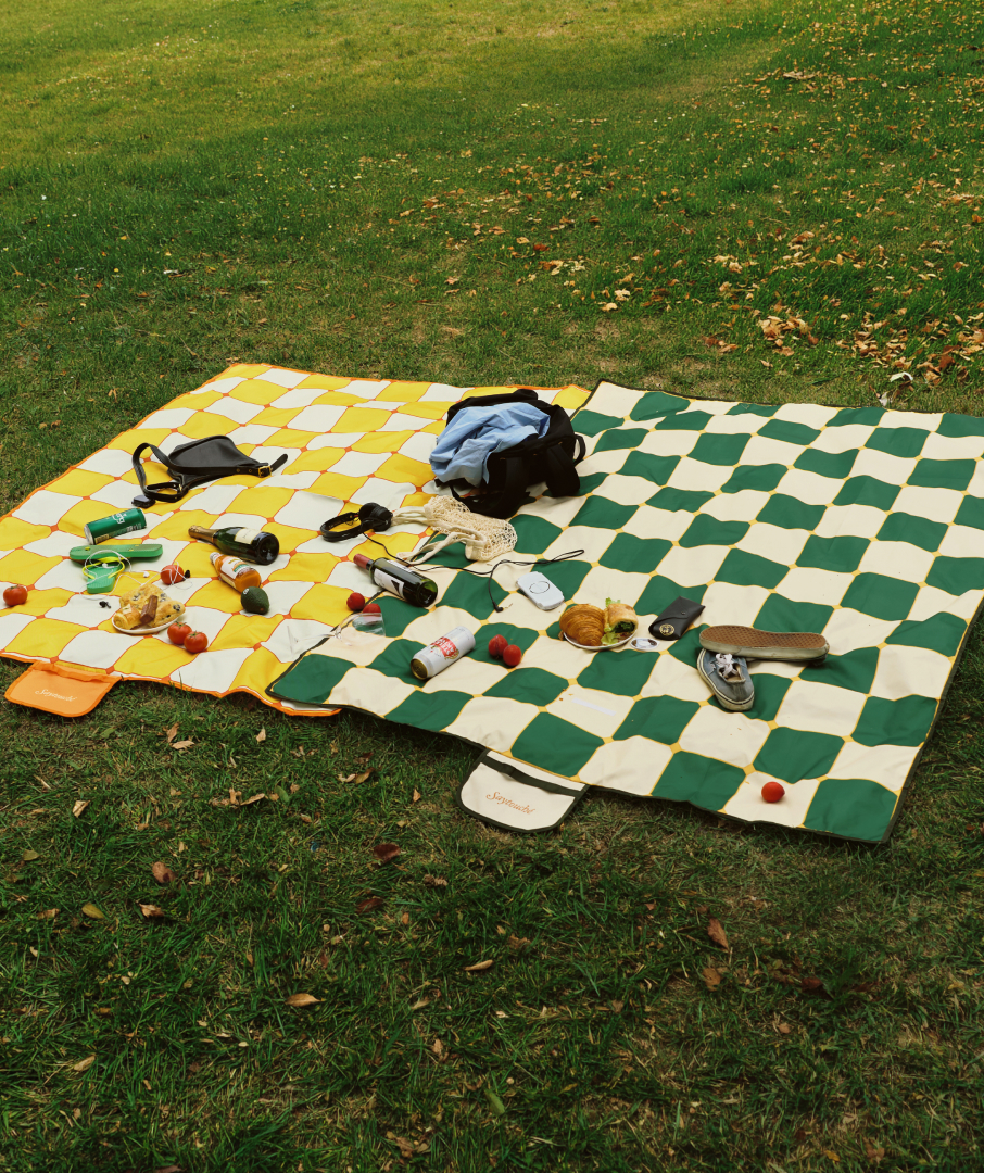 세이투셰 체커보드 피크닉 매트 2종(Say Touche Checkerboard Picnic Mat 2colors) - 2