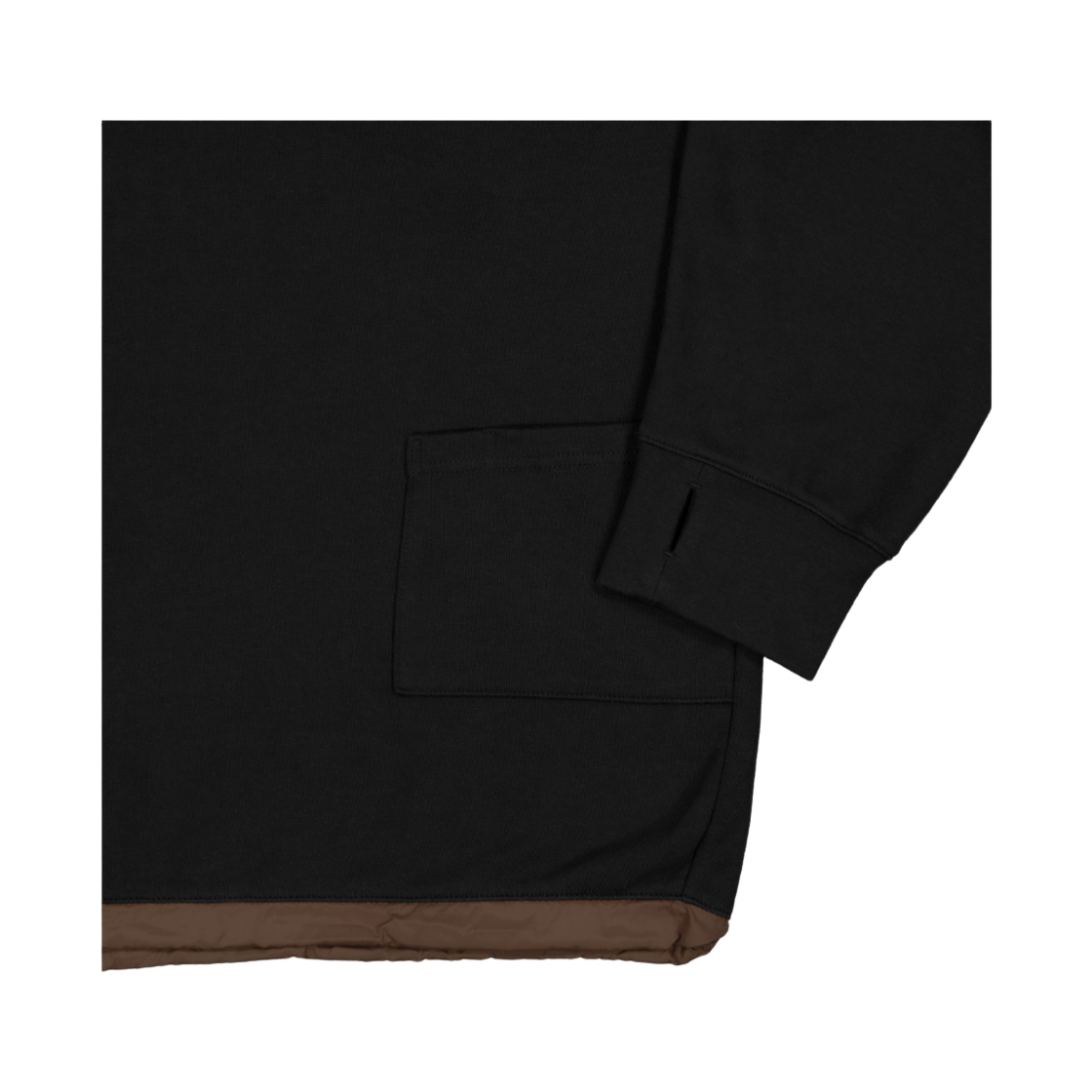 휴머러스 어카운트 애슬레틱 모크넥 롱슬리브티 블랙(humorous account Athletic Mockneck L/S Tee Black) - 4