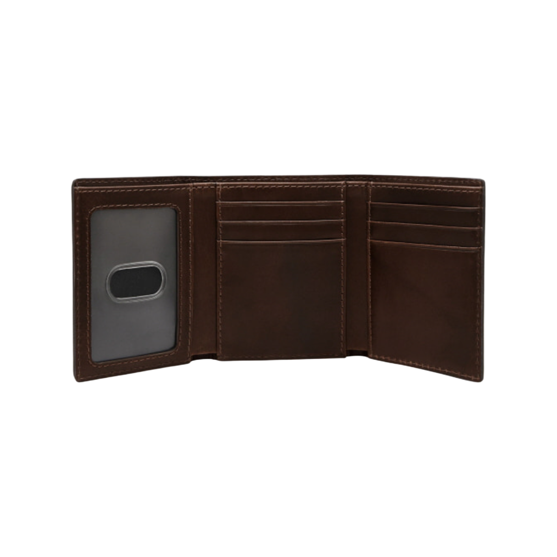파슬 데릭 트라이폴드 월렛 다크 브라운(Fossil Derrick Trifold Wallet Dark Brown) - 2