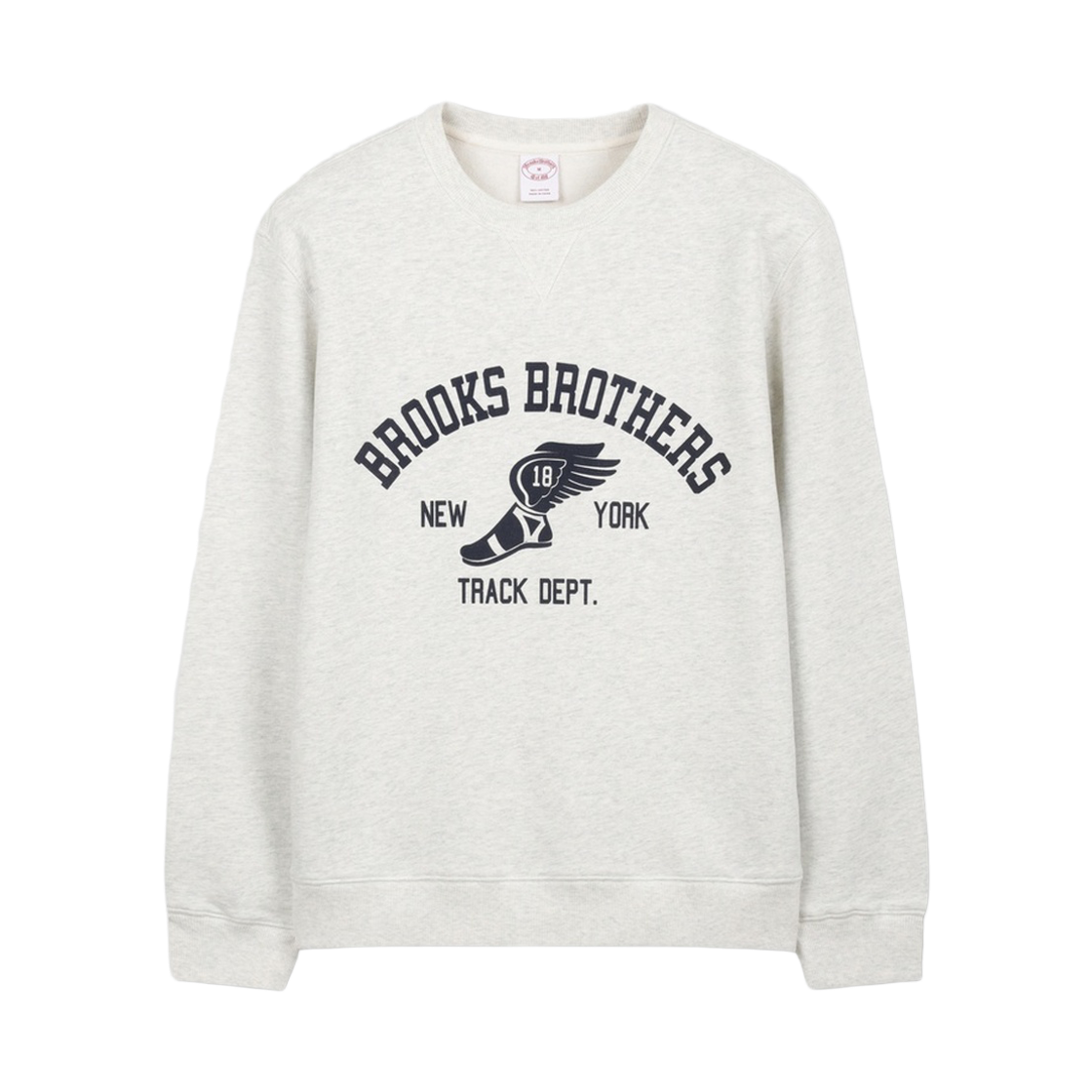 BBNPMBG101BGS BrooksBrothers Track Sweat Shirt Ivory
