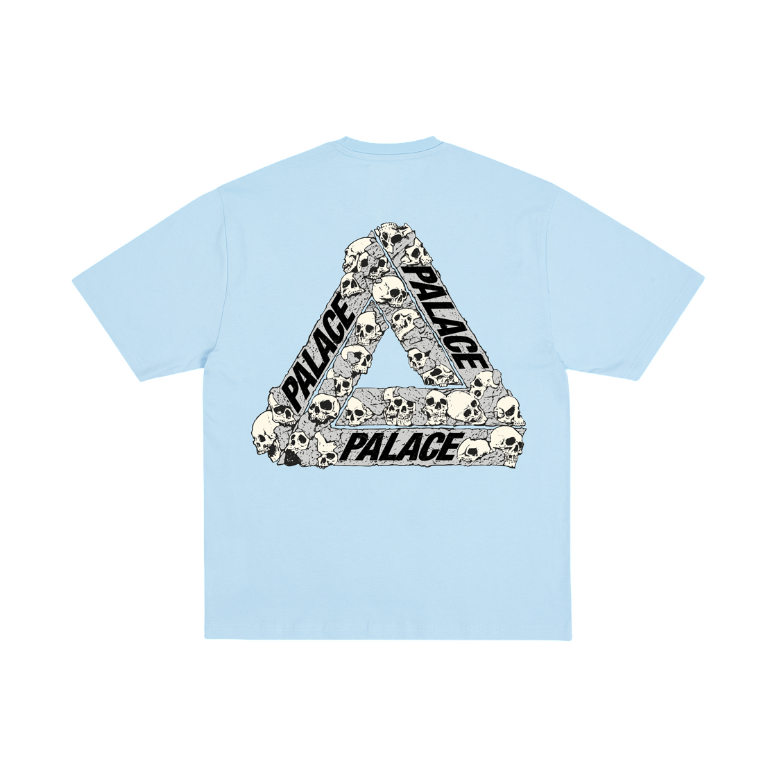 - Palace Skull Tri T-Shirt Perfect Blue - 26FW