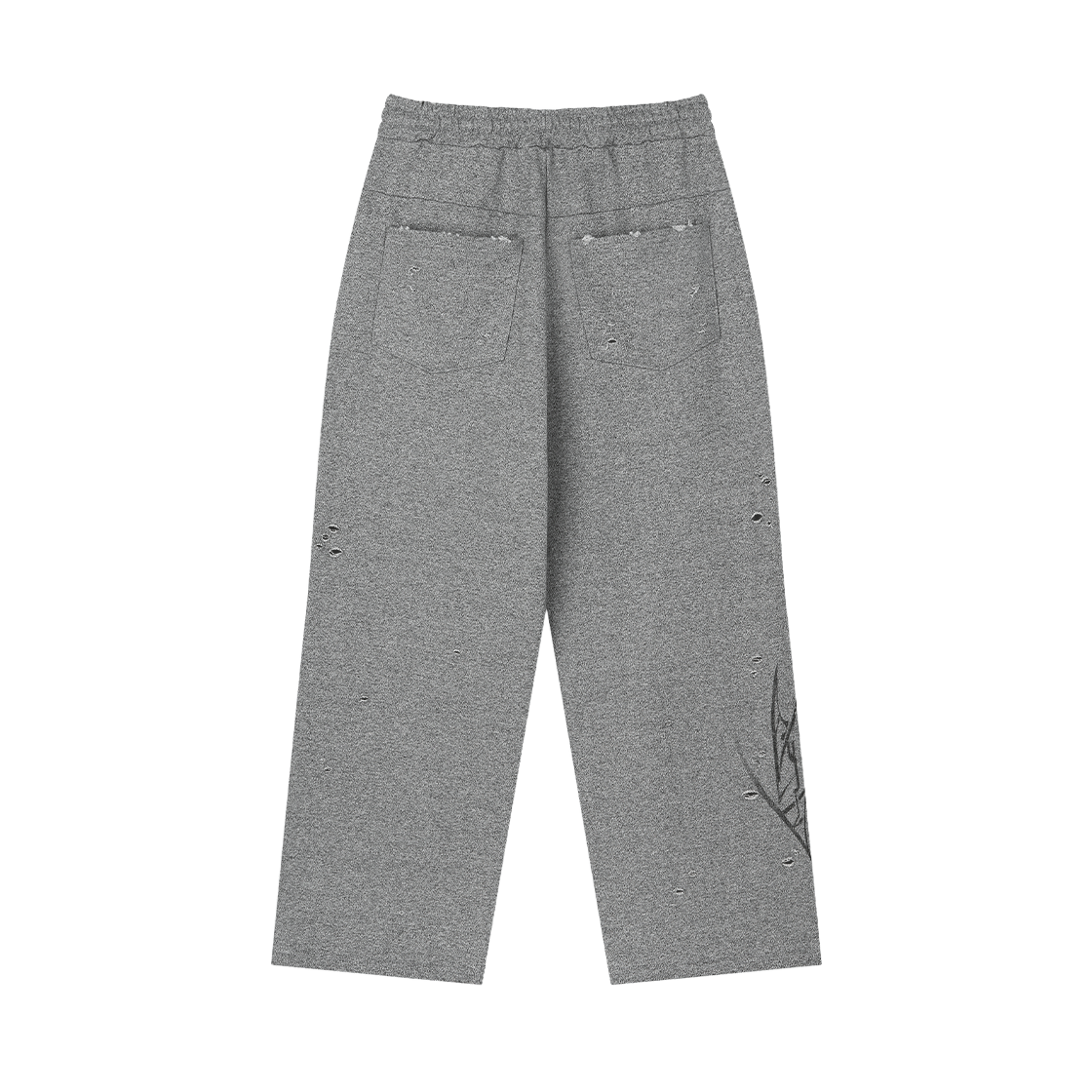 엔드릭스 서지 사이로 피어스드 스웨트팬츠 헤더 그레이(EDLIX Surge Syro Pierced Sweatpants Heather Gray) - 2