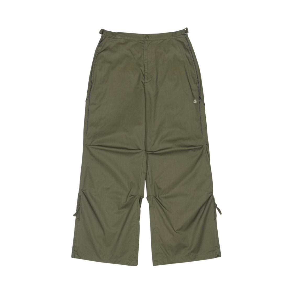 코이세이오 워시드 스트랩 라인 팬츠 카키(COYSEIO Washed Strap Line Pants Khaki)