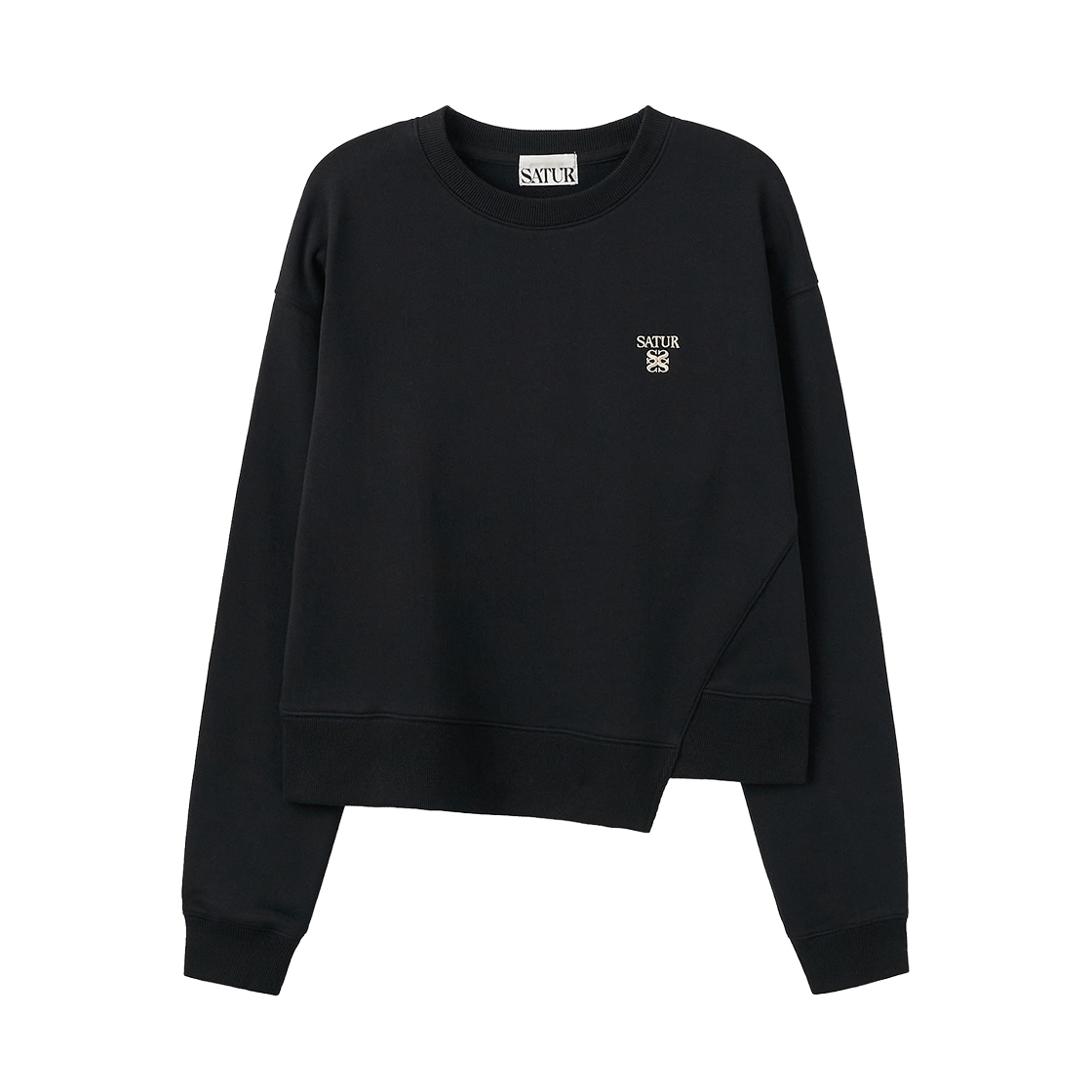 세터 우먼 더블린 스웨트셔츠 블랙(SATUR W Dublin Sweatshirt Black)