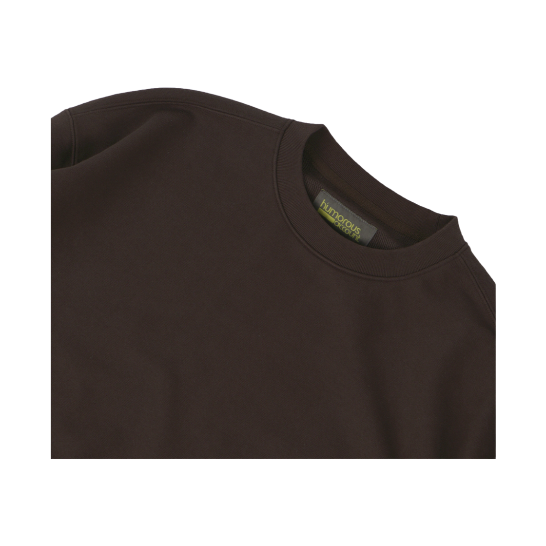 휴머러스 어카운트 웨이브 포켓 스웻 셔츠 다크 브라운(humorous account Wave Pk Sw Shirt Dark Brown) - 3