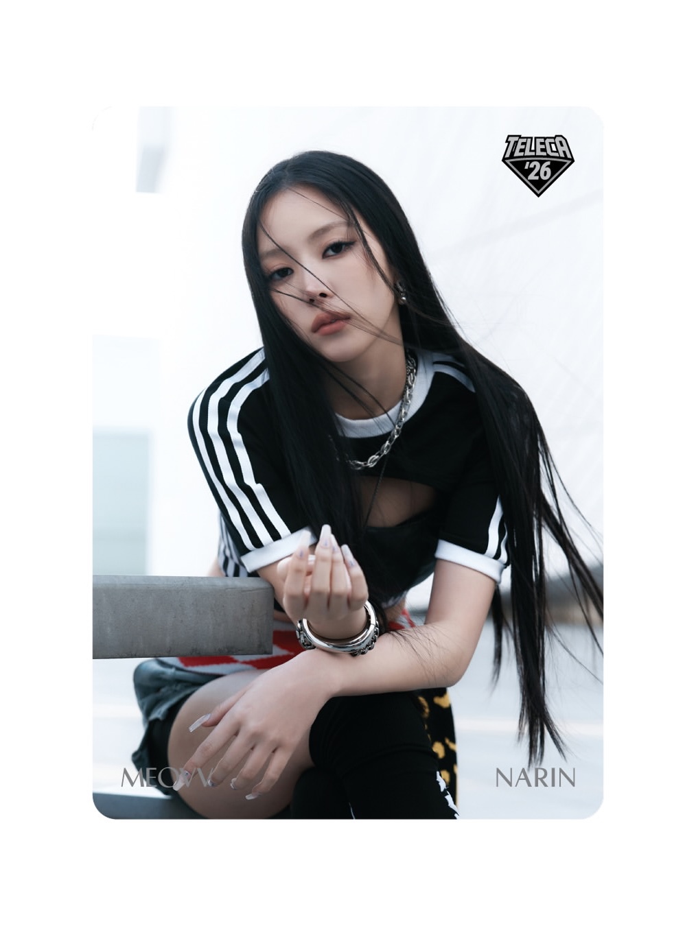 MEOVV TELECA COLLECTION CARD, MEOVV TELECA LIMITED EDITION 착용 스타일 - 6