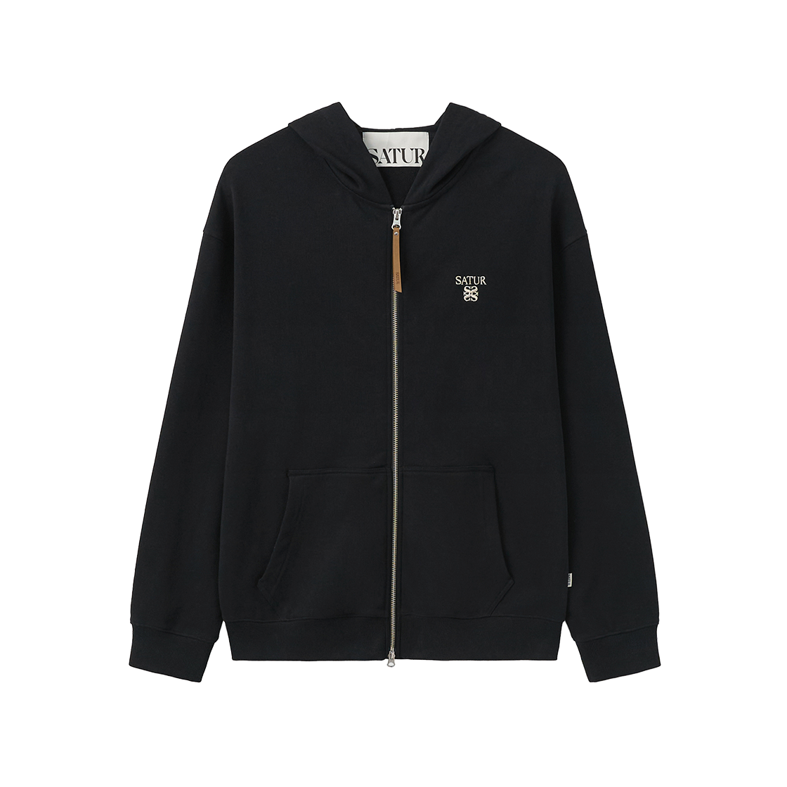 세터 로렌 후드 집업 블랙(SATUR Loren Hood Zip-up Black) - 1