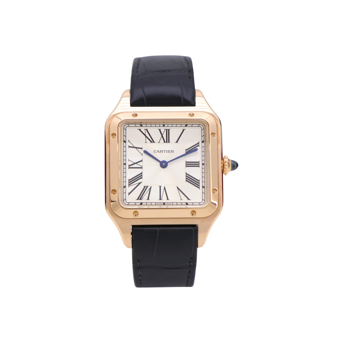 ITF5VI4TB59B Cartier Santos Dumont Large Pink Gold Quartz Watch