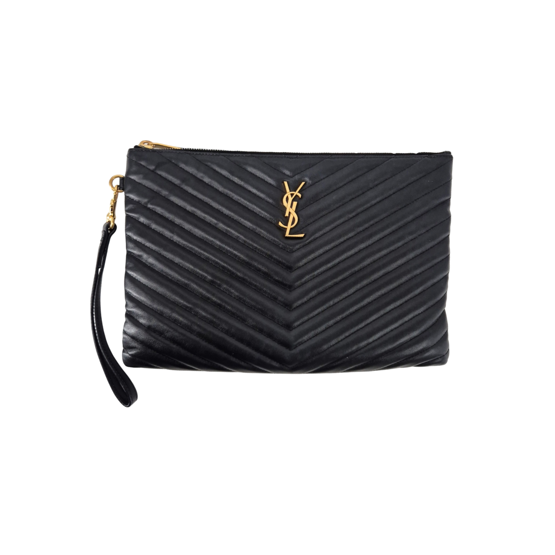 ITASF5T6WWCU Saint Laurent Monogram Black New Medium Clutch Bag 559193