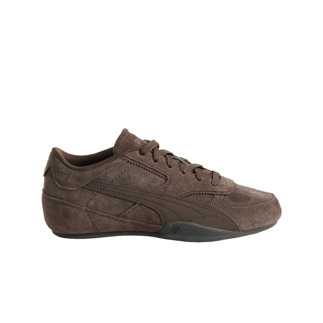 407671-05 (W) Puma Bella Mina Suede Sneakers Chocolate Gum
