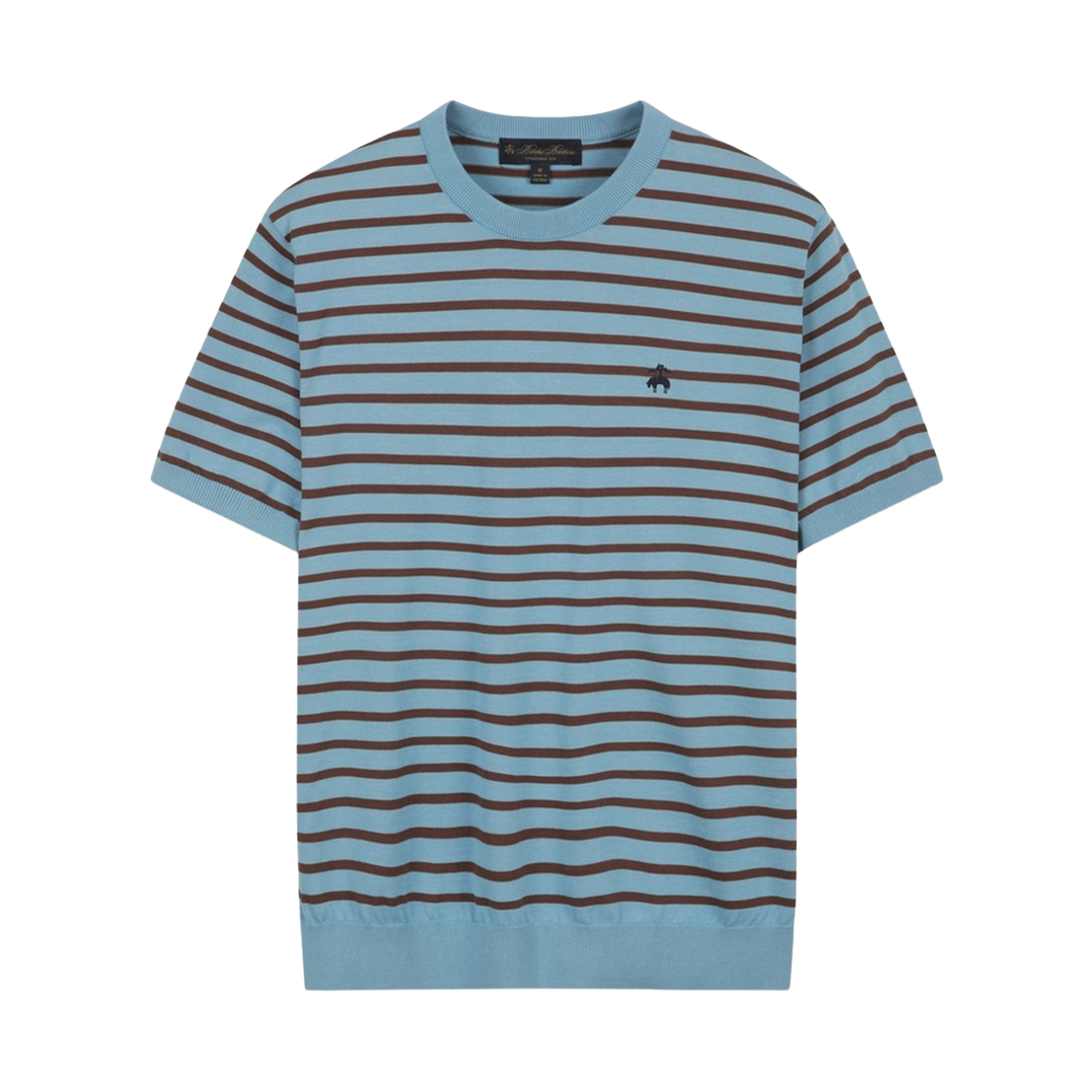 BBWRMBG205MGM BrooksBrothers Stripe Pullover Sweater Blue