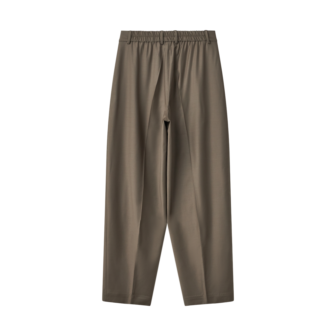 코데라 우먼 버진 울 매스큘린 배럴 팬츠 토프 - 26FW(Cordera Women Virgin Wool Masculine Barrel Pants Taupe - 26FW) - 2