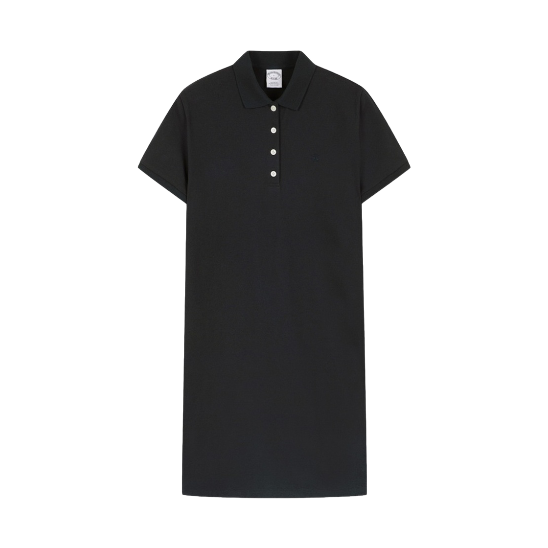 BBDZWBG203RGM BrooksBrothers Women's Logo Cotton Pique Dress Dark Navy