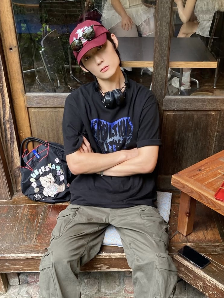 [트리플적립] PACOSPLY Tracy Zip Up Hoodie Yellow, [트리플적립] PACOSPLY Allday X Sleeveless Sand 착용 스타일 - 3