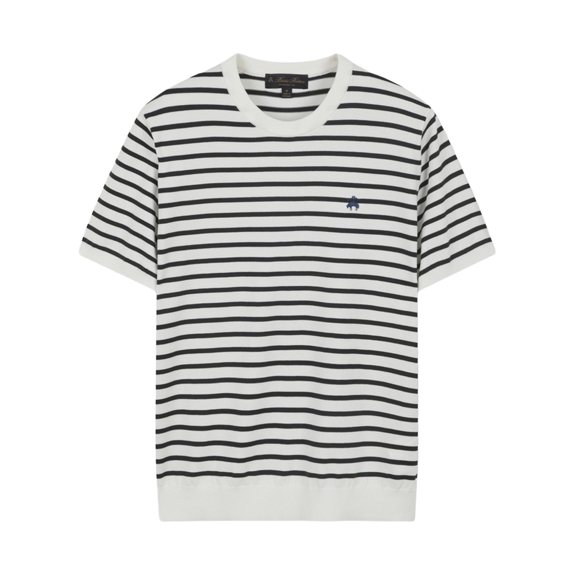 BBWRMBG205AGM BrooksBrothers Stripe Pullover Sweater White