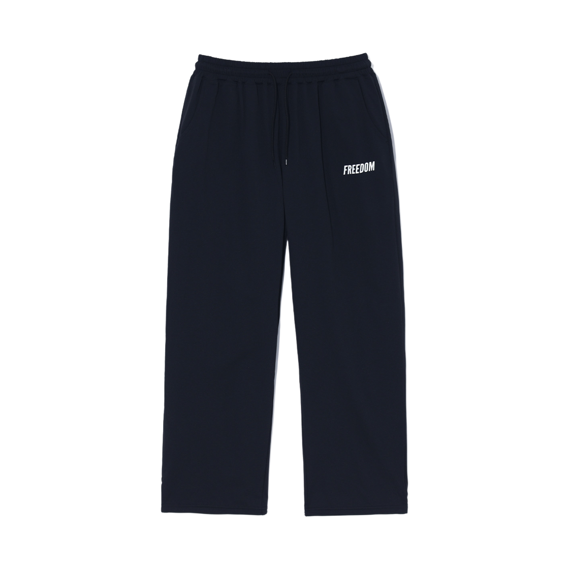 프리덤 에센셜 밴딩 와이드 팬츠 블랙(FREEDOM Essential Elastic Waist Wide Pants Black) - 1
