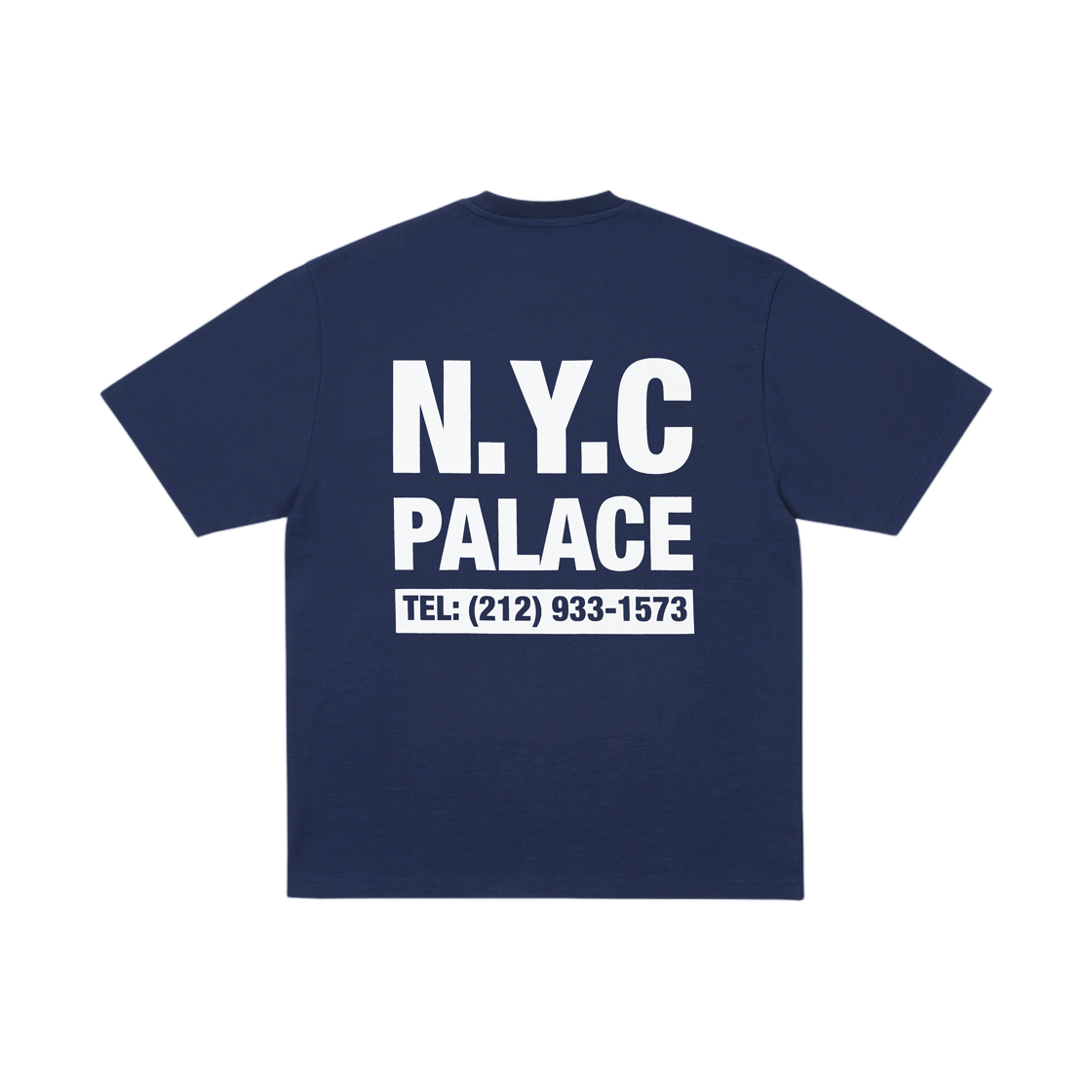 - Palace Shop Numbers T-Shirt Navy - 26FW