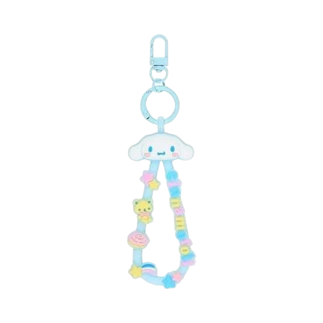 - Sanrio Rubber Cord Key Holder Cinnamoroll
