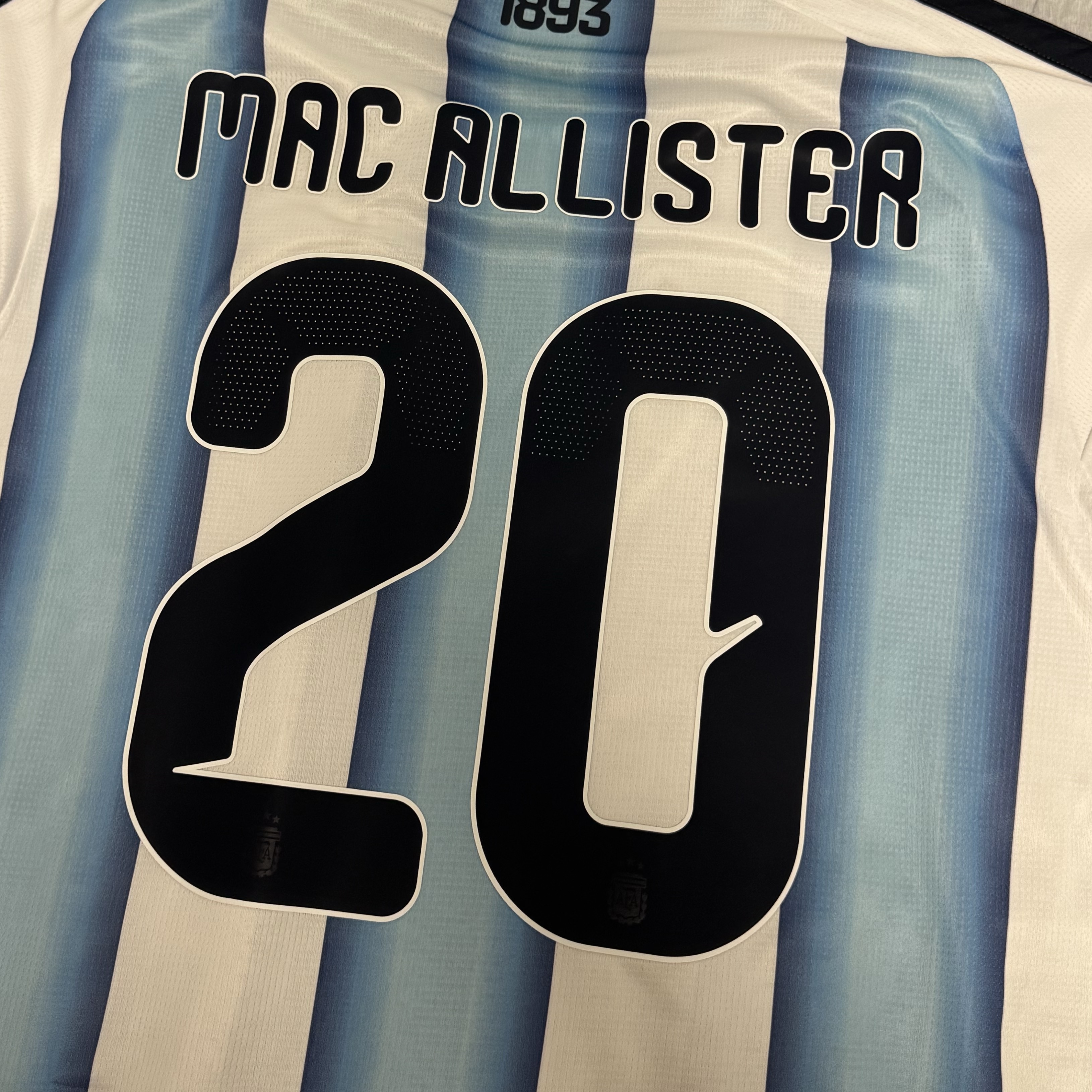 Adidas Argentina 2026 Home Jersey White Icey Blue - KR Sizing (Non Marking Ver.) 착용 스타일 - 2