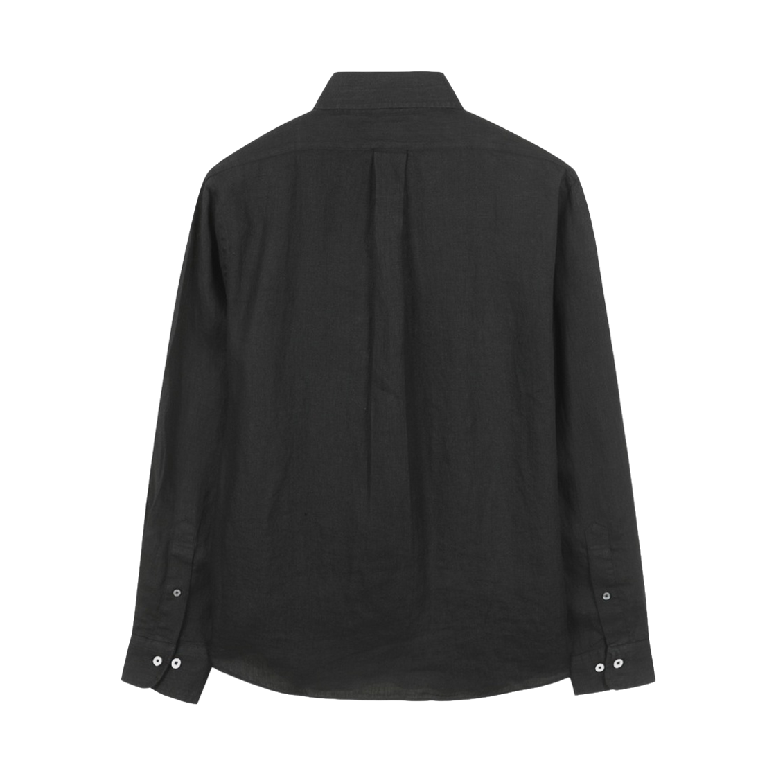 브룩스브라더스 린넨 솔리드 셔츠 블랙(BrooksBrothers Linen Solid Shirt Black) - 2