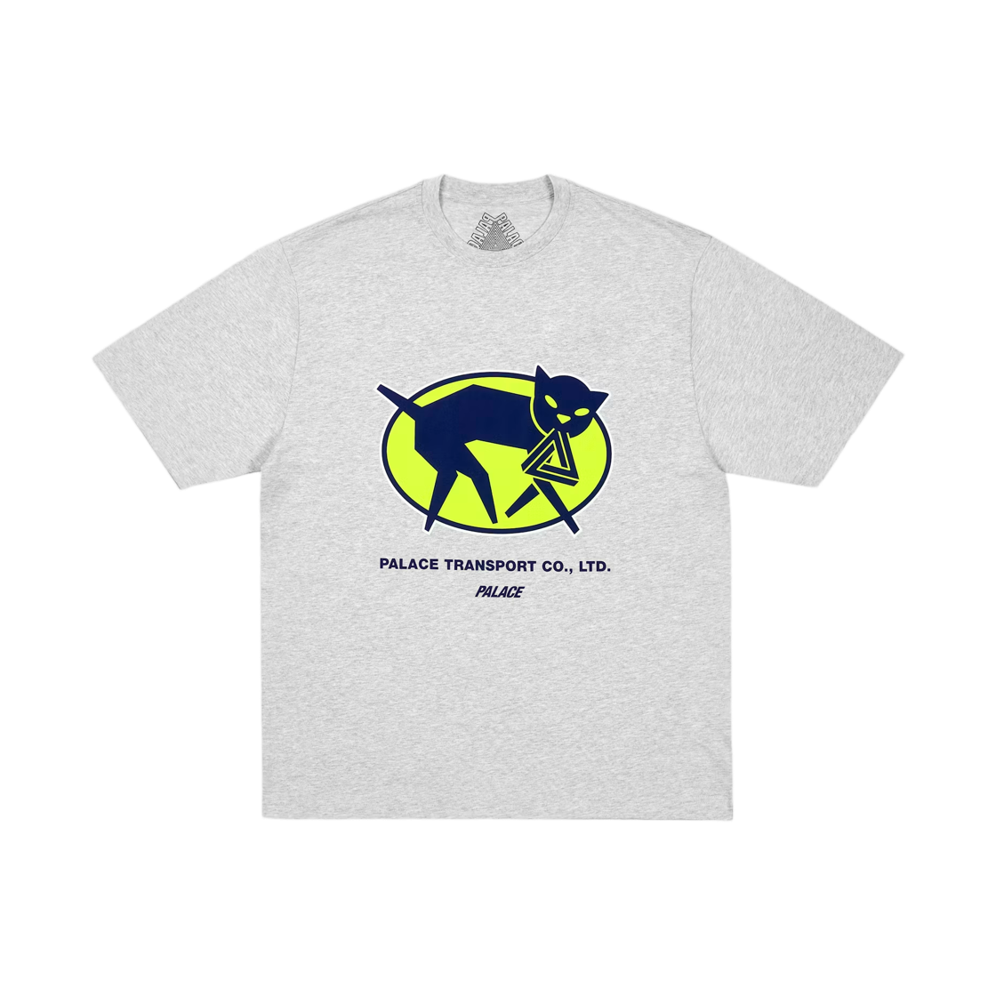 - Palace Transport T-Shirt Grey Marl - 26FW