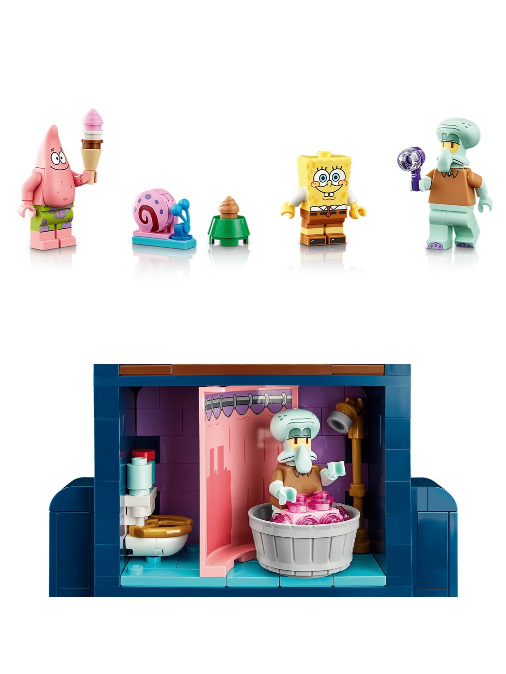 Lego Icons SpongeBob SquarePants: Bikini Bottom, Lego BrickHeadz SpongeBob SquarePants Figure 착용 스타일 - 8
