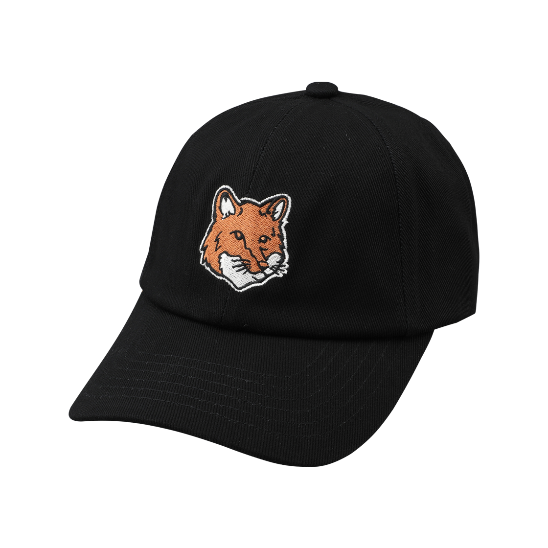 PM06100WW0096 P199 [25% 쿠폰] Maison Kitsune Fox Head Cap Black