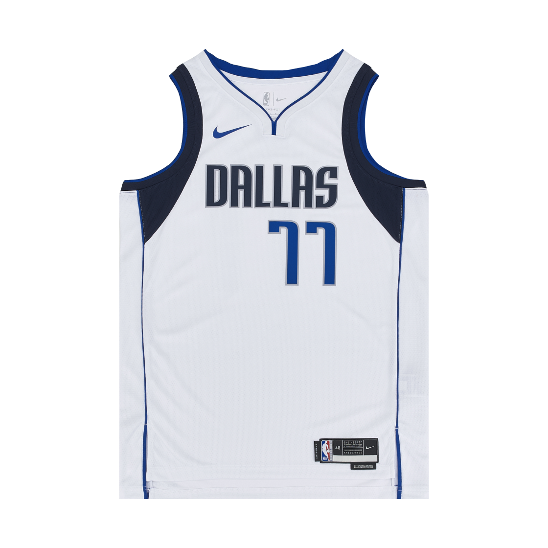DN2074-100 Nike Dallas Mavericks Association Edition 2022/23 Dri-Fit NBA Swingman Jersey White