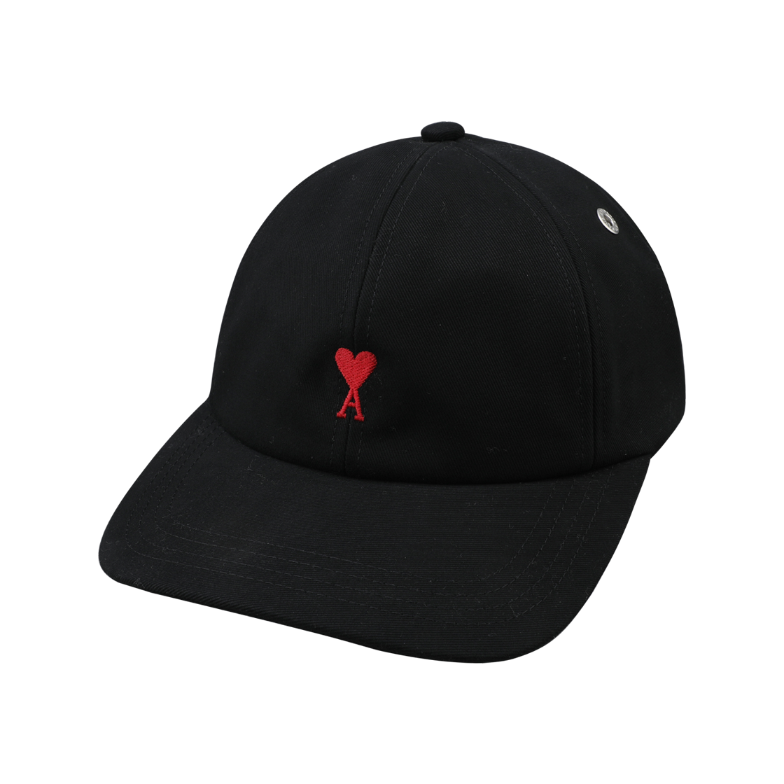 BFUCP006 AW0041 001 [25% 쿠폰] AMI de Coeur Embroidery Cap Black