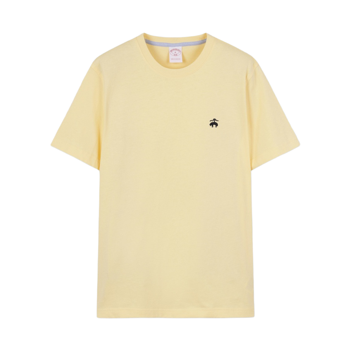 BBNPMN7872GGA BrooksBrothers Cotton Golden Fleece Logo Short Sleeve T-Shirt Yellow