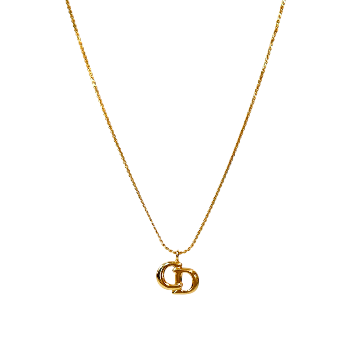 ITP4UHH3E7KG Dior CD Gold Necklace A-B51498