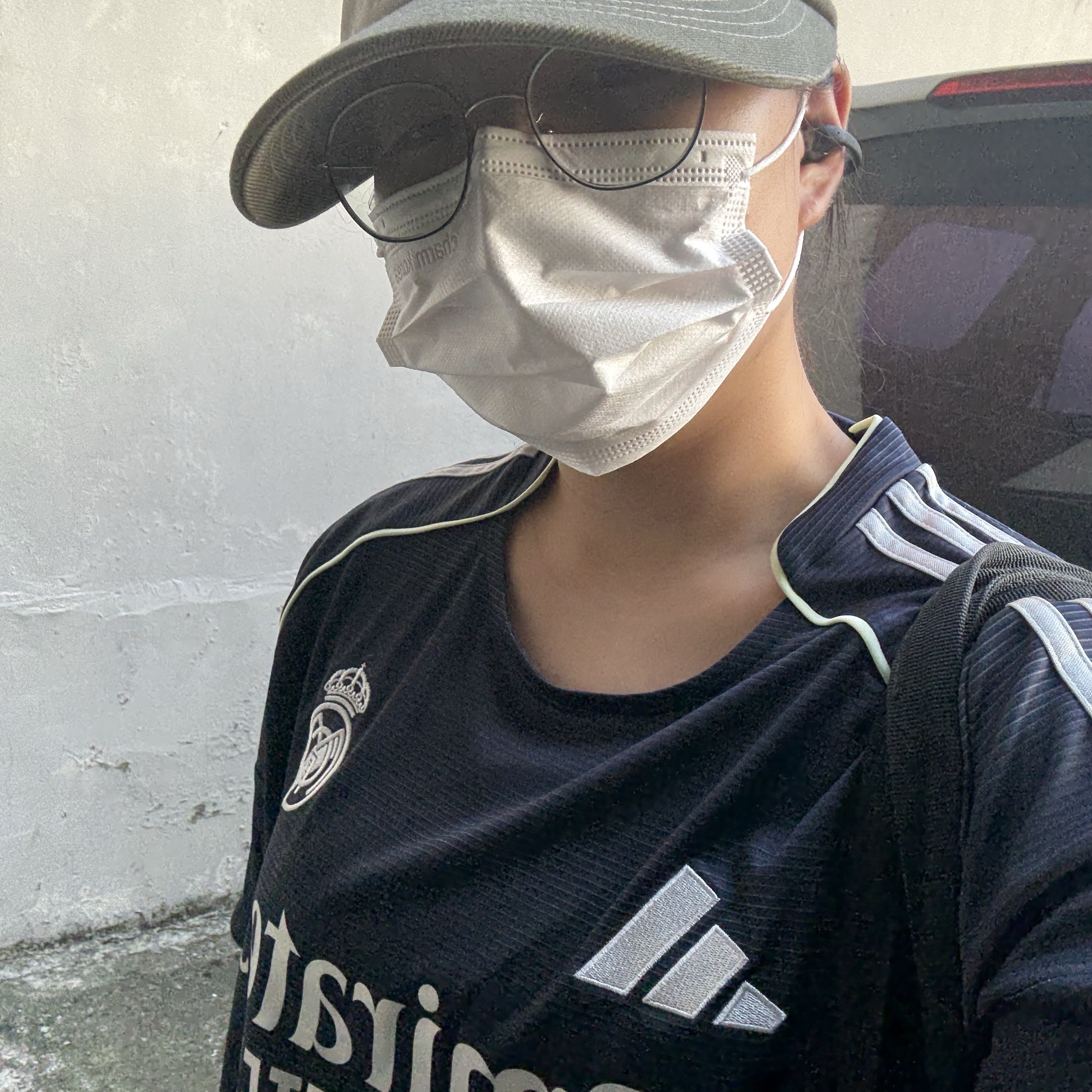 Adidas Real Madrid 2025/26 Away Jersey Legend Ink - KR Sizing (Non Marking Ver.) 착용 스타일 - 2