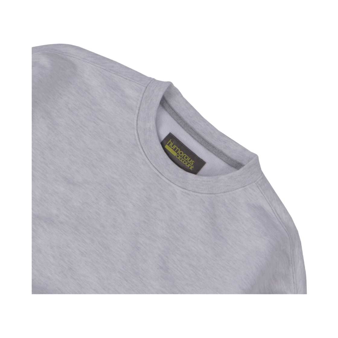 휴머러스 어카운트 웨이브 포켓 스웻 셔츠 라이트 멜란지 그레이(humorous account Wave Pk Sw Shirt Light Melange Gray) - 3
