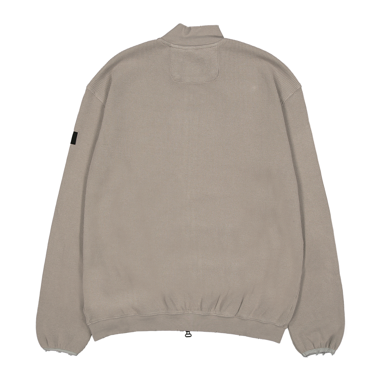 언더마이카 머슬랭거 워른 와플 집업 오트밀(Undermycar Murslanger Worn Waffle Zip-Up Oatmeal) - 3